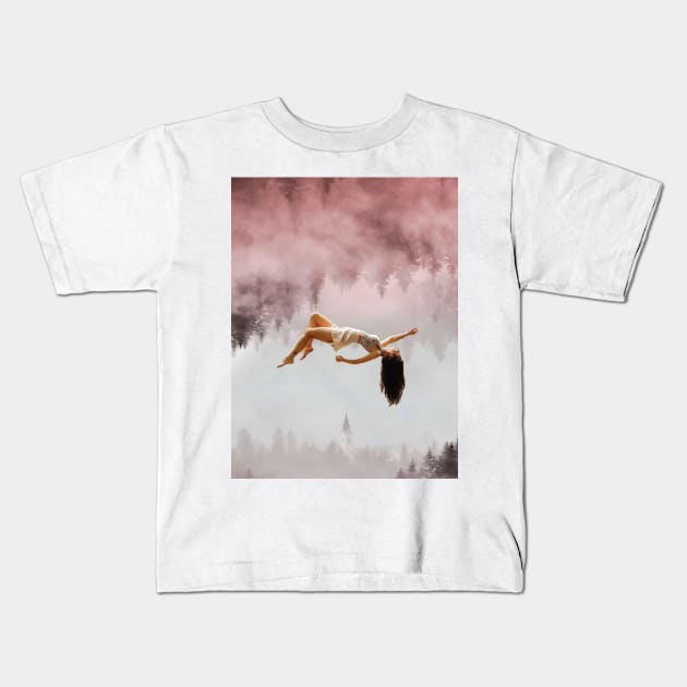 Free falling Kids T-Shirt by Fanbros_art